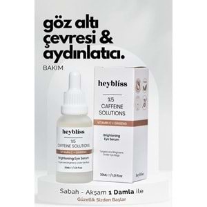 Heybliss Şişlik, Morluk Giderici & Aydınlatıcı Göz Altı Serumu
