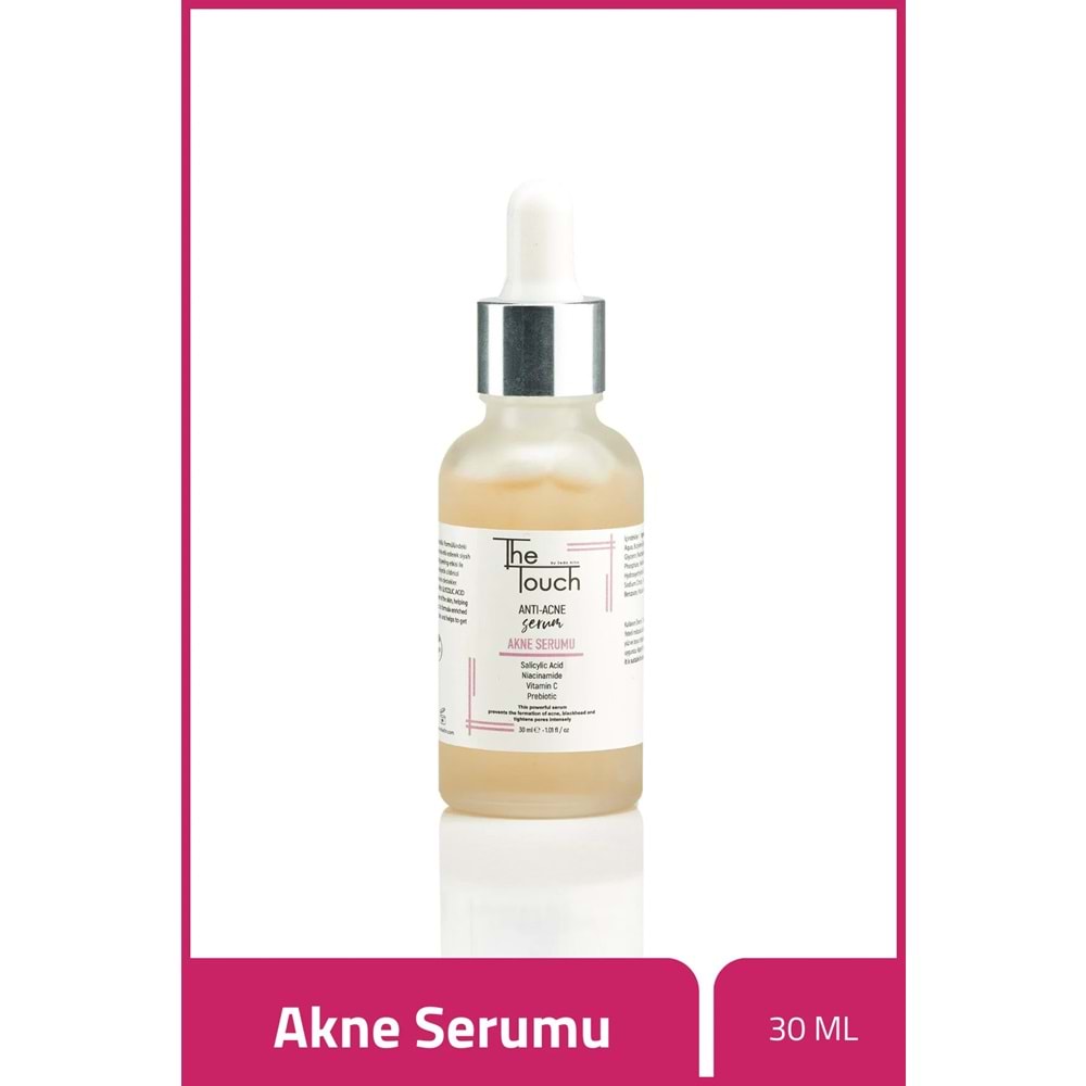 The Touch By Seda Altın Akne Serumu - Anti Acne Serum Salicylic Acid, Niacinamide, Prebiotic Ve C Vitaminli Serum 30