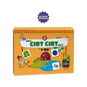 Çocuk Akademi 3 Yaş Cırt Cırtlı Etkinlik Kitabı