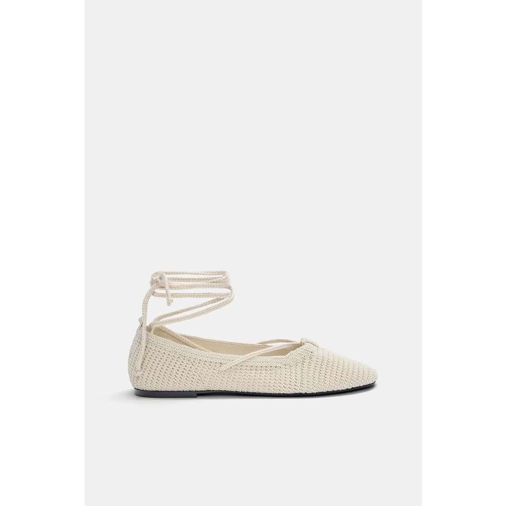 Pull & Bear Bağcıklı kroşe babet
