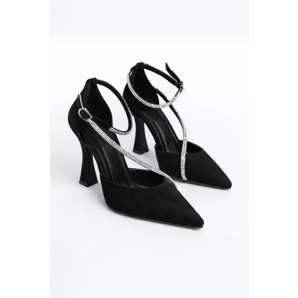 modanisshoes Taş bantlı, zarif stiletto, 9cm topuk
