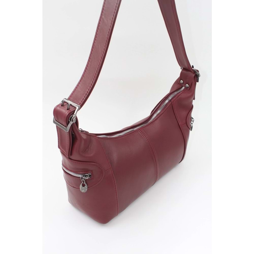 mazarin bordo kol çantasI