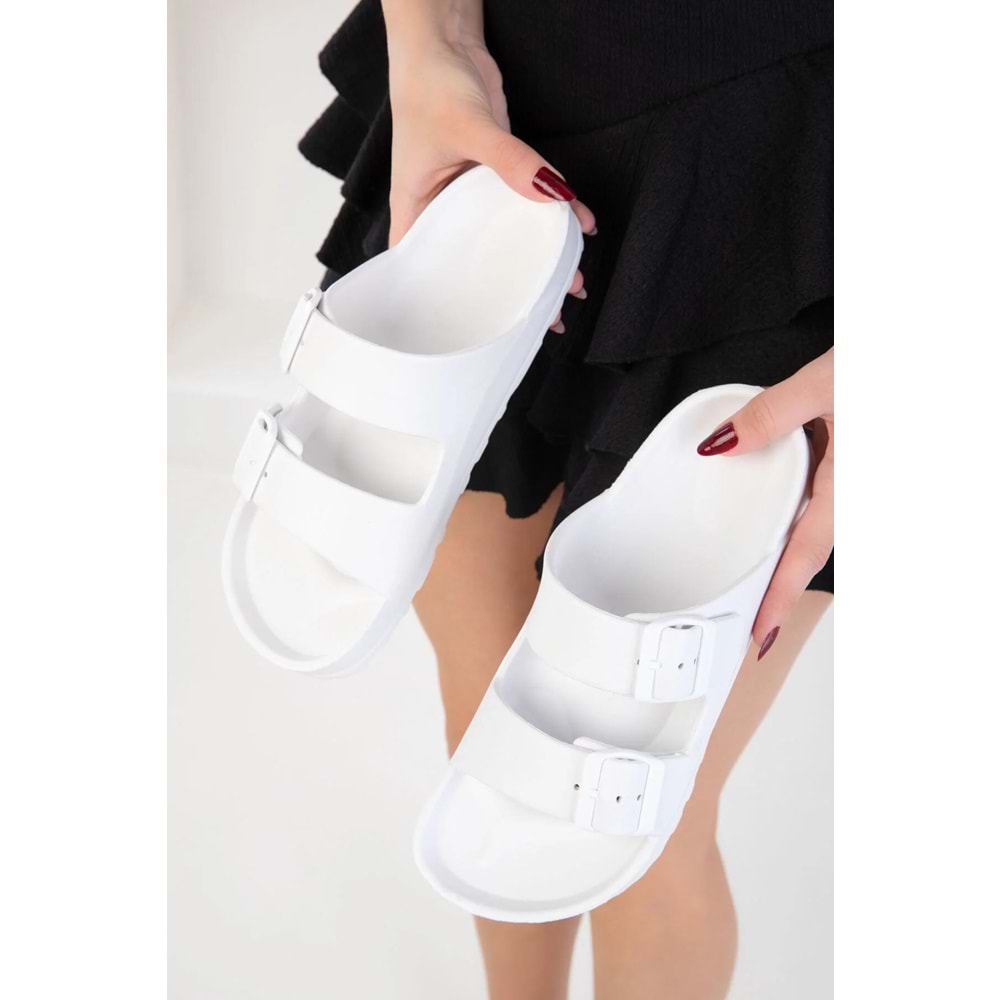 SOHO Beyaz Unisex BEYAZ Terlik 16179