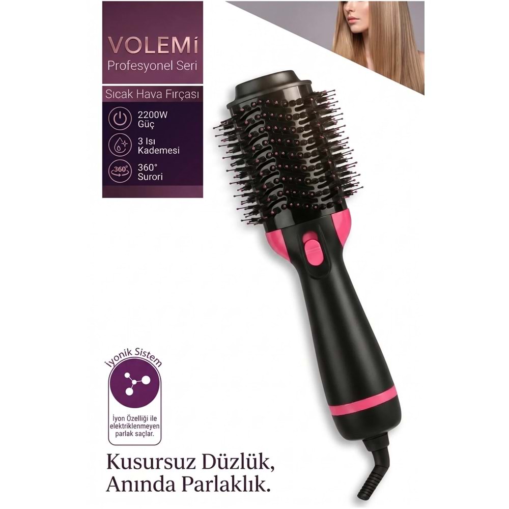 saç Şekillendirici Saç Düzleştirici Fön Tarağı