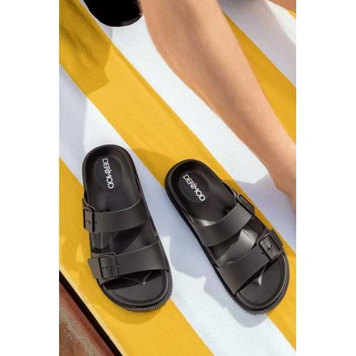 Derimoo Mens Beige Buckle