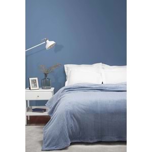 Karaca Home Joena Indigo Tek Kişilik Battaniye