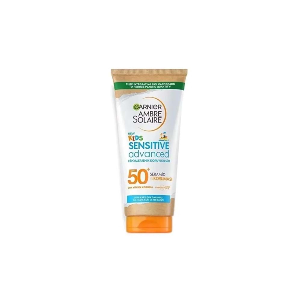 Garnier Ambre Solaire Çocuklar İçin Hipoalerjenik Koruyucu Süt SPF50+ 175 ml