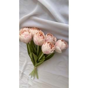Z&B FLOWERS Vazo çiçeği Şakayık Pastel dekor çiçeği Pudra Çiçek Yapay çiçek