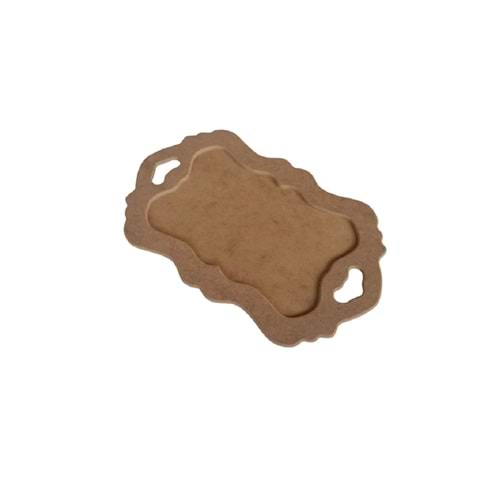 Altınyapı Hobi Market DİKDÖRTGEN MÜGE TEPSİ MDF