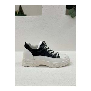 Guja Kadın Sneaker Günlük 24y314 Yüksek Taban Siyah Gizli Topuk Spor Ayakkabı