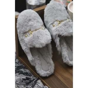 Vanessa Shoes Kadın Peluş Terlik LEKELİ