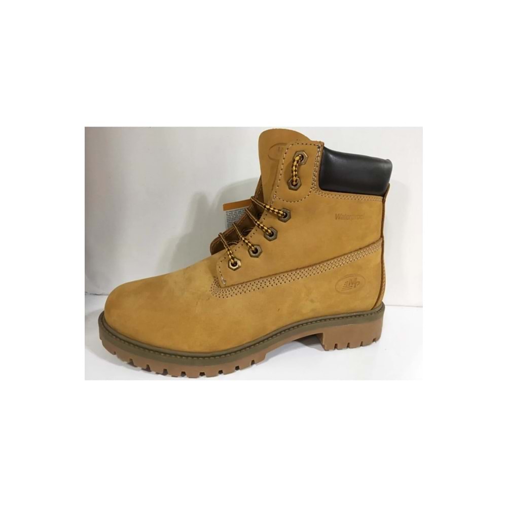 Unisex Sarı Deri Bot