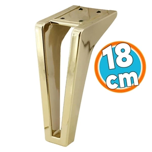 Mobilya Kanepe Tv Ünitesi Koltuk Ayağı 18 Cm Altın Gold Konsol Ayakları