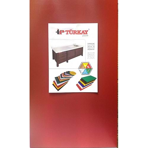 FeyzaDesign Polietilen Kesme Tahtası 25x40x2 cm, Restoran ve Kasap Kullanımı