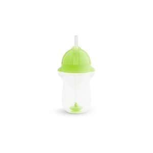 Munchkin Tıklama Kilitli Uçlu Pipetli Alıştırma Bardağı, 12ay , 296ml, 1 Adet