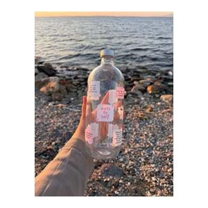 Note to self 1 Litre cam su şişesi