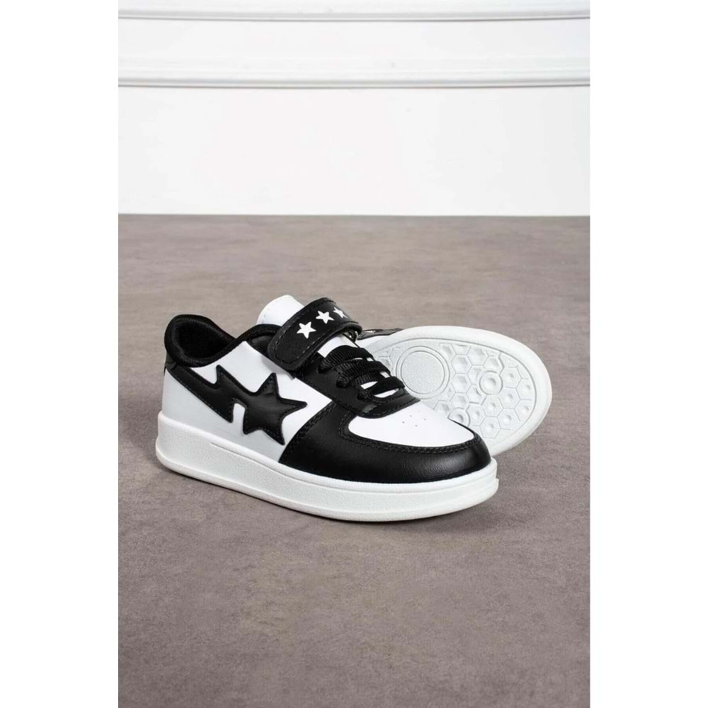 STOCON Unisex Çocuk Sneaker Spor Ayakkabı Okul Ayakkabısı Rahat Ve Konforlu Çocuk Okul STC1084