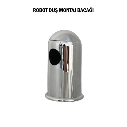 Krom Kaplama Tepe Yağmurlama Duş Seti Robotu Duvara Montaj Aparatı Ayağı Yedek Parça