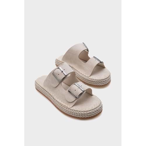 Capone Outfitters Lorry Çift Bantlı Kadın Sandalet