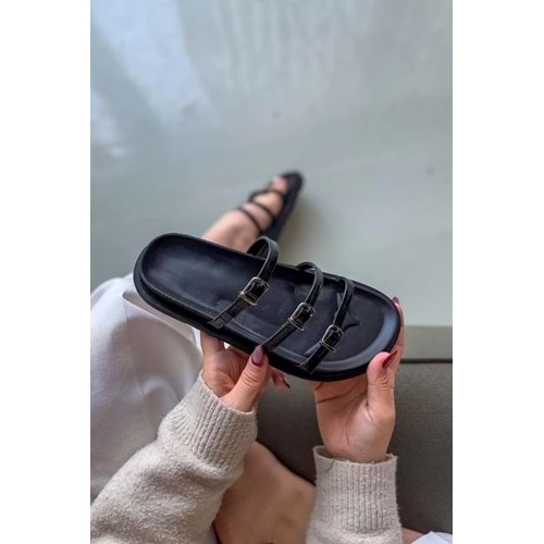 shopcolic 613 ÜÇ SIRA BANT DETAY RAHAT KADIN TERLİK