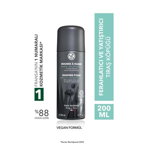yves rocher Empressco Yatıştırıcı ve ferahlatıcı tıraş köpüğü