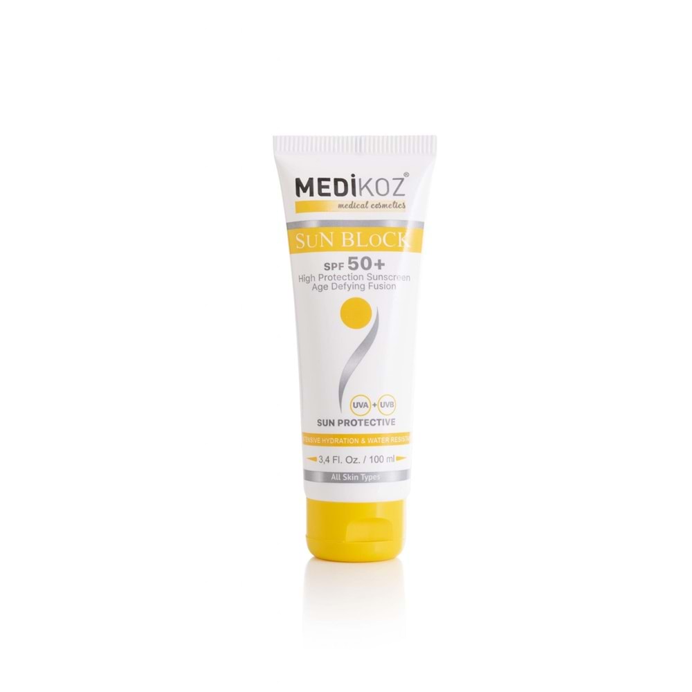 Medikoz Sun Block SPF50+ (Renksiz) 100ml