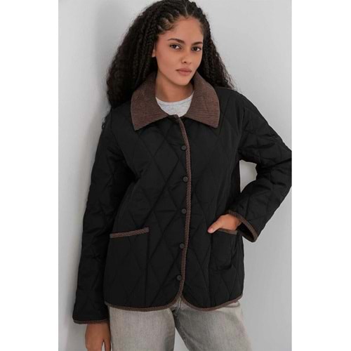 DEMOİSELLE Kadın Kapitone Oversize Mont