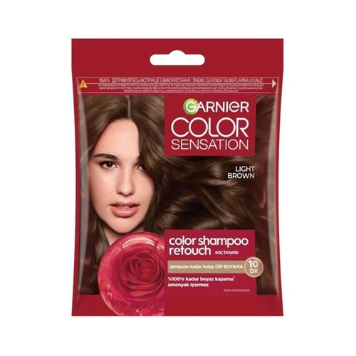 Garnier Color Shampoo Retouch Şampuan Kolaylığında Dip Boyası, Vegan&Cruelty Free, Amonyaksız