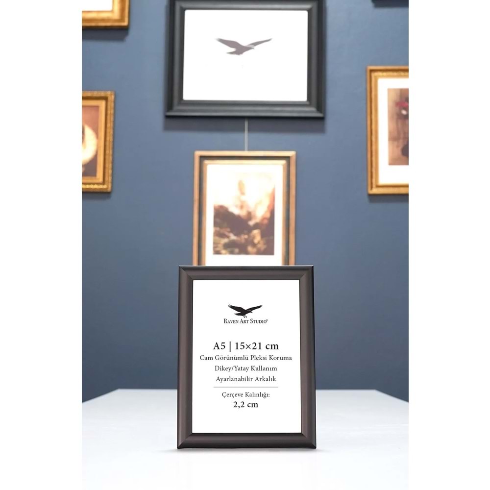 Raven Art Studio Pergamon Resim Fotoğraf Belge Poster Evrak Çerçevesi