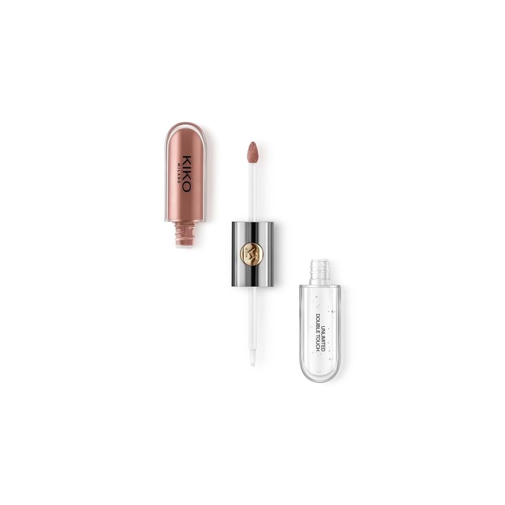 KIKO Ruj - Unlımıted Double Touch - 103 Natural Rose - Uzun Süre Kalıcı Parlak / Mat Likit Lipstick