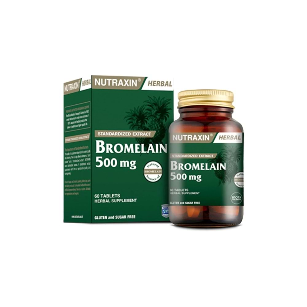 Nutraxin Herbal Bromelain 1000 Mg 60 Tablet