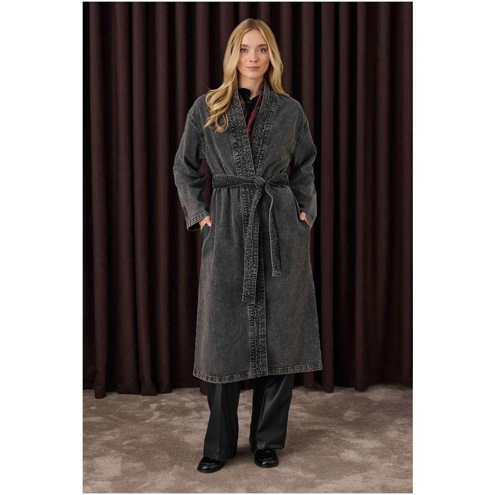 Denim Kimono Antrasit