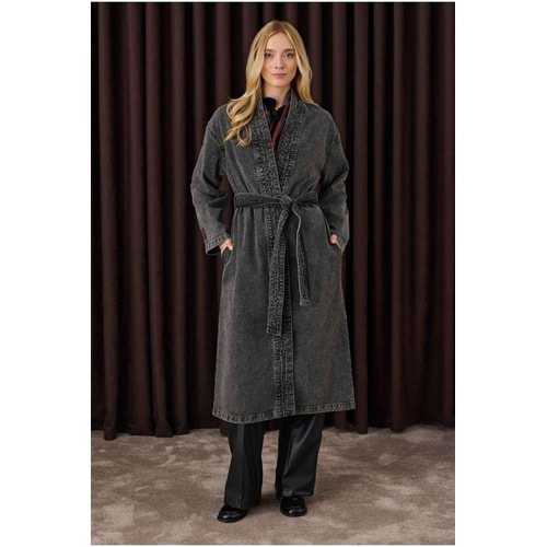 Denim Kimono Antrasit