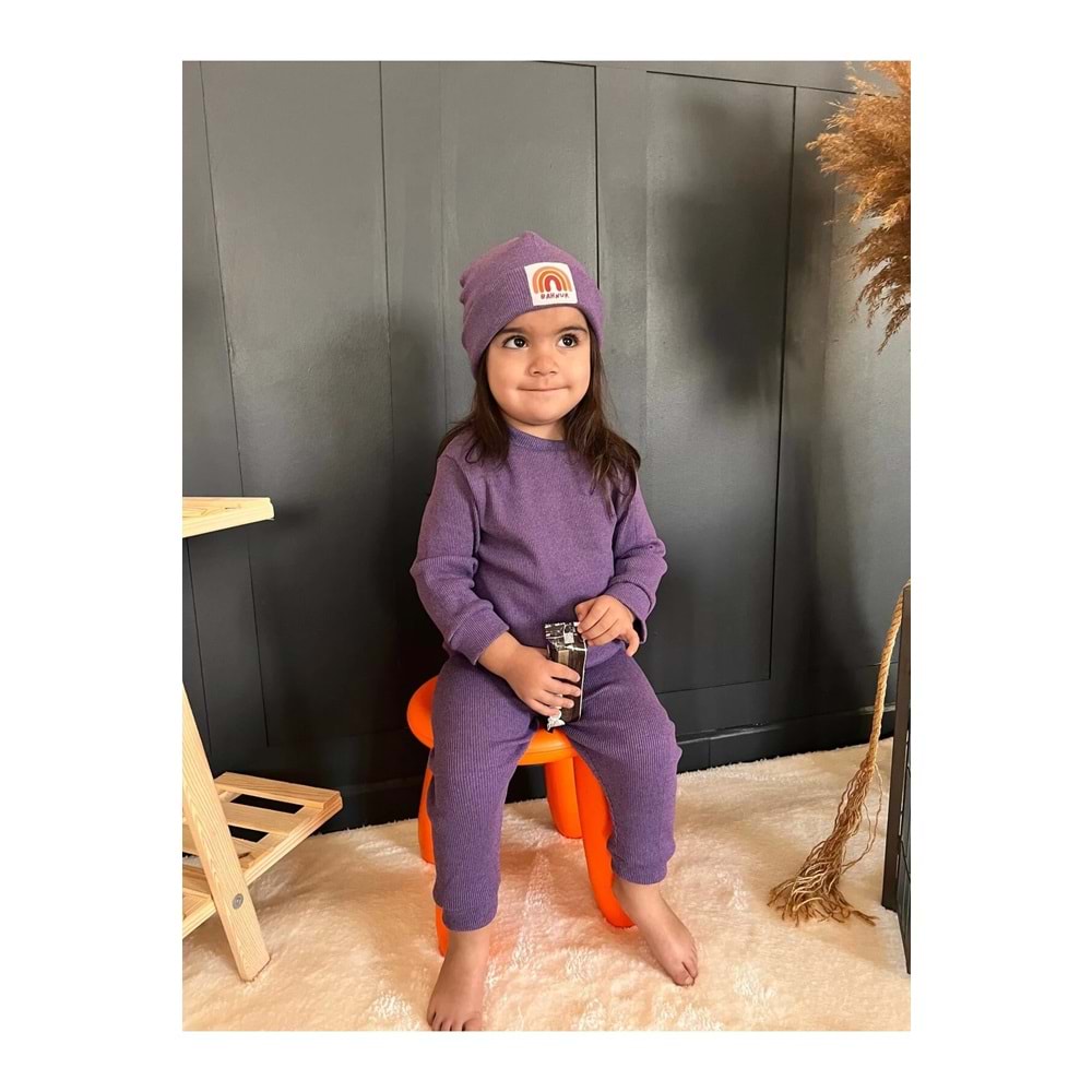 BAHNUR BEBEK ÇOCUK BERELi ALT ÜST UNiSEX TAKIM SET