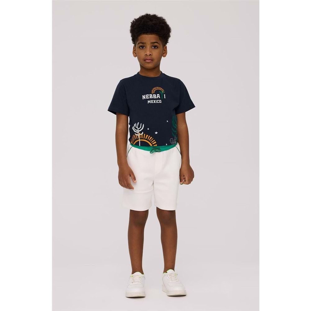 NBT Jeans Hola Erkek Çocuk Ekru Şort