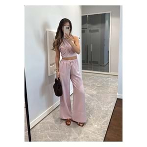 Boyundan Bağlı Büstiyer Pantolon Takım