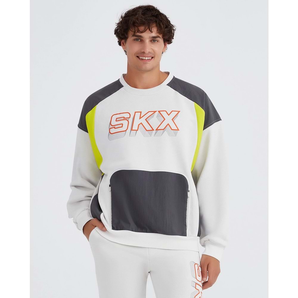 Skechers M Lw Fleece Crew Neck Sweatshirt