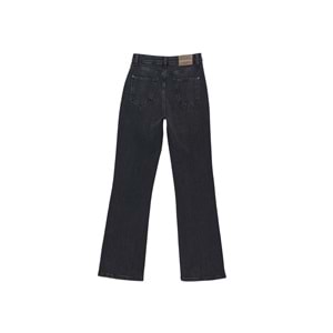 Siyah Ultra Yüksek Bel Bootcut Pantolon