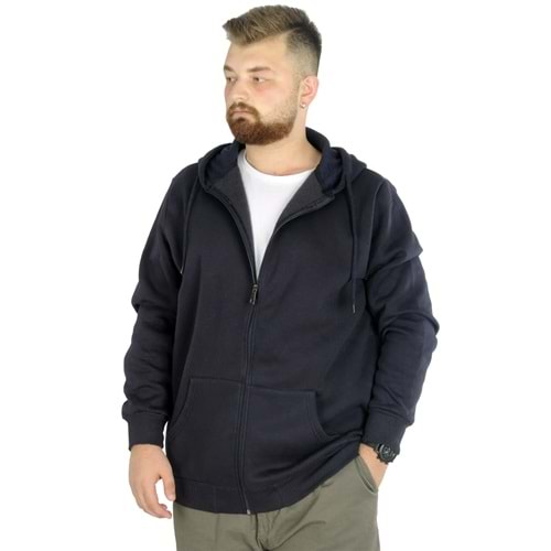 Sweatshirt Kapşonlu Zippered Basic