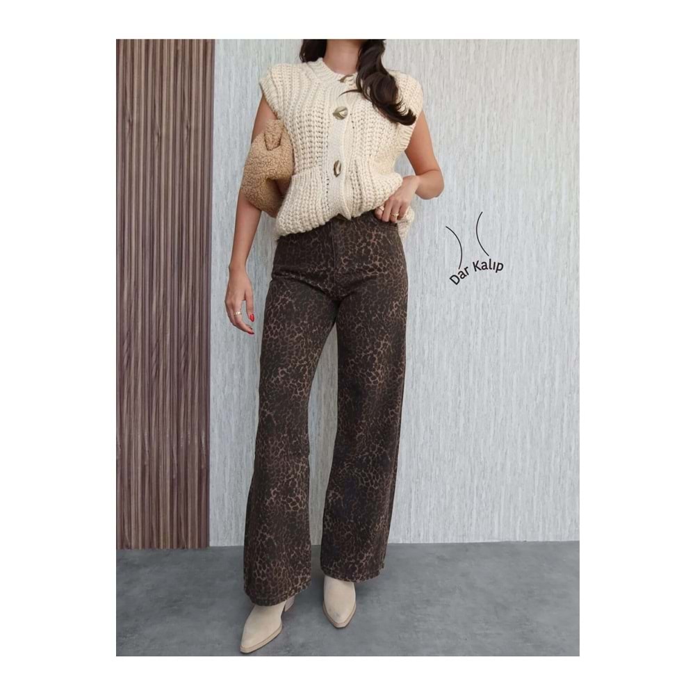 Leo Desen Gabardin Bol Kesim Pantolon