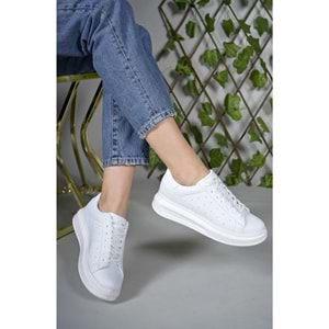 Riccon Kadın Sneaker 0012156 Beyaz Cilt