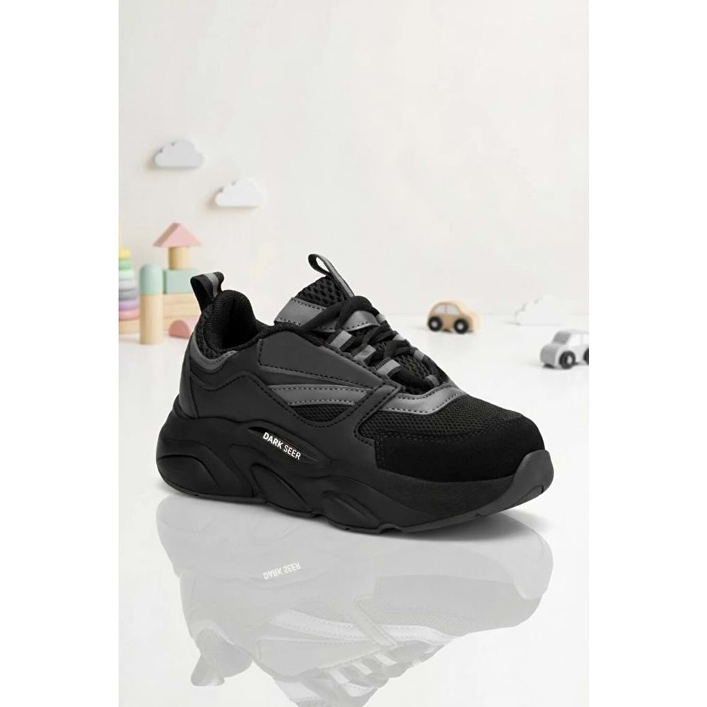 DARK SEER Siyah Kids Ds E 1838 Sneaker 2025 Çocuk