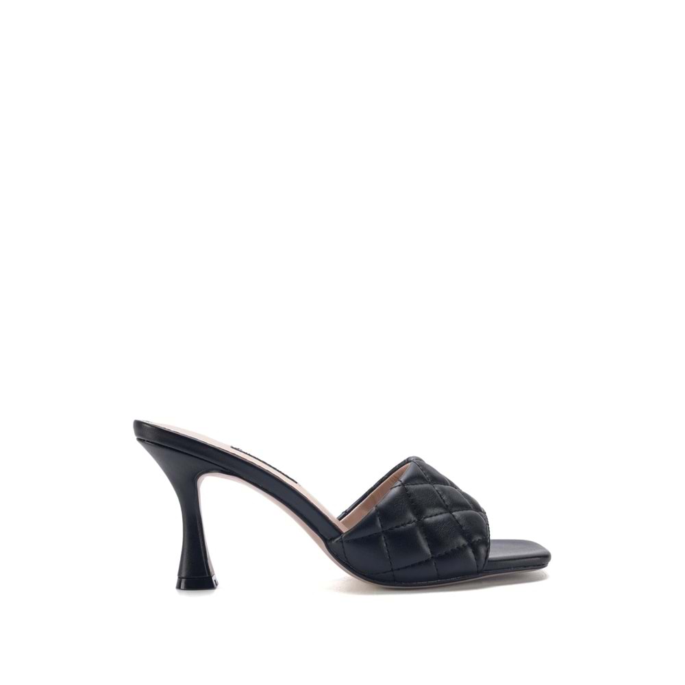 Nine West RELIA 3FX Siyah Kadın Topuklu Terlik