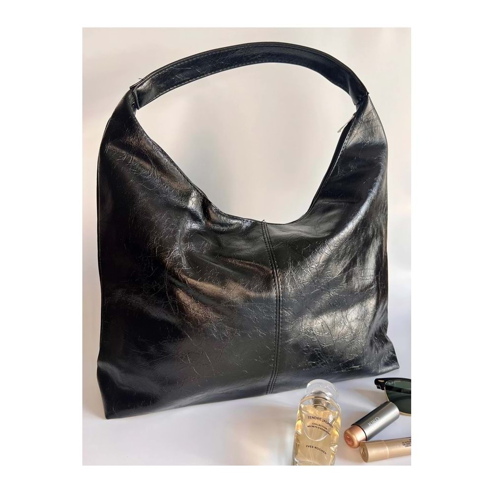Dressy Luna Hobo Model Siyah Omuz Ve Kol Çantası