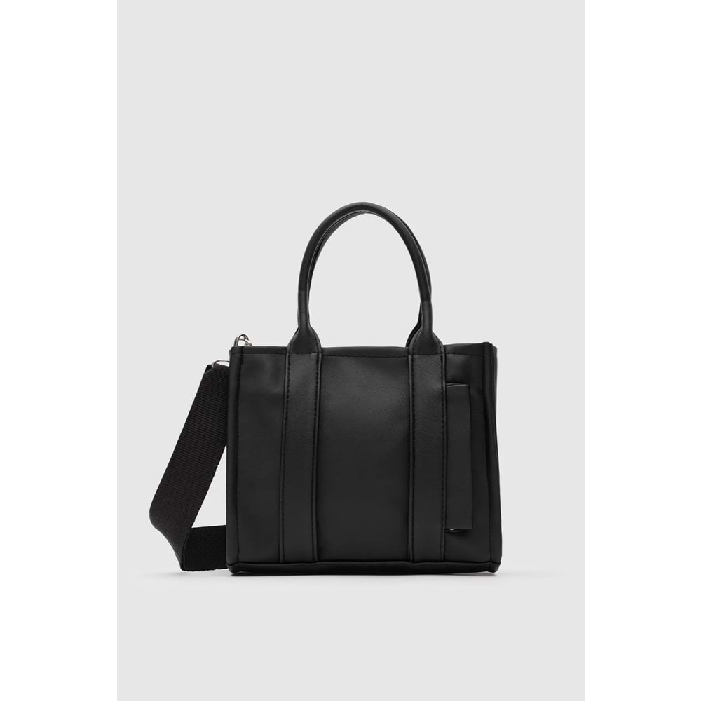Shule Bags Miles Tote Bag Siyah
