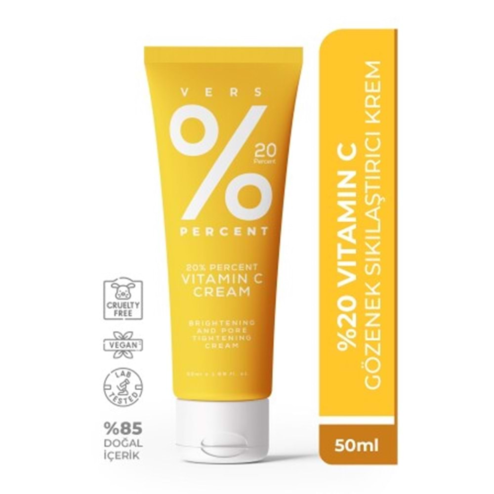 Percent Aydınlatıcı ve Gözenek Sıkılaştırıcı Krem