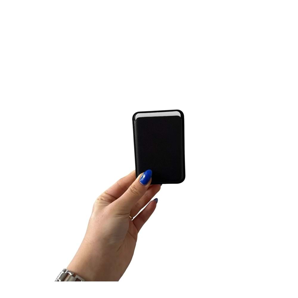 iPhone 11 12 13 14 15 16 17 Plus Pro Max Kartlık Manyetik Deri Magsafe Cüzdan Arkası Kartlık