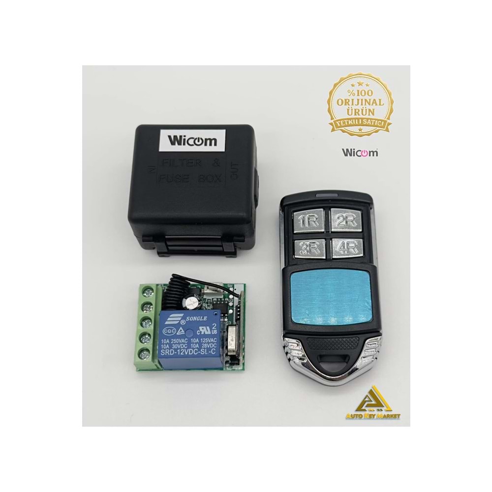 Rf Uzaktan Kumandalı Röle Kart Tetikleyici 433MHz Garaj Kepenk Bariyer