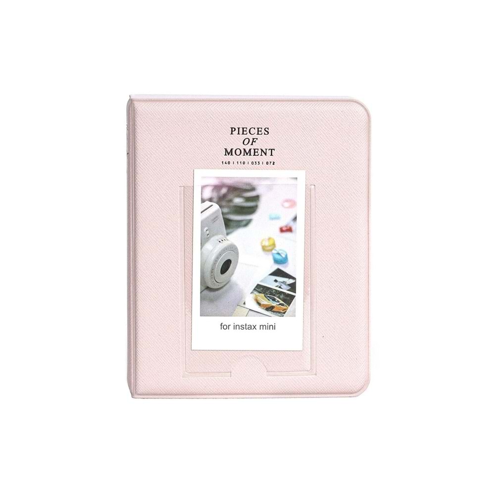 Instax Mini Film Uyumlu 64'lü Pembe PVC Albüm