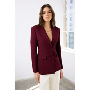 BORDO BLAZER CEKET